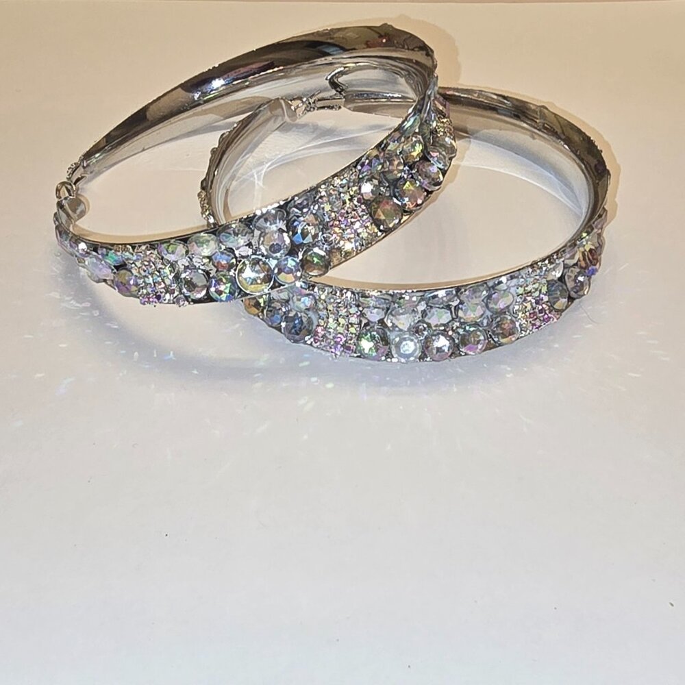 Bling Hoops Earrings